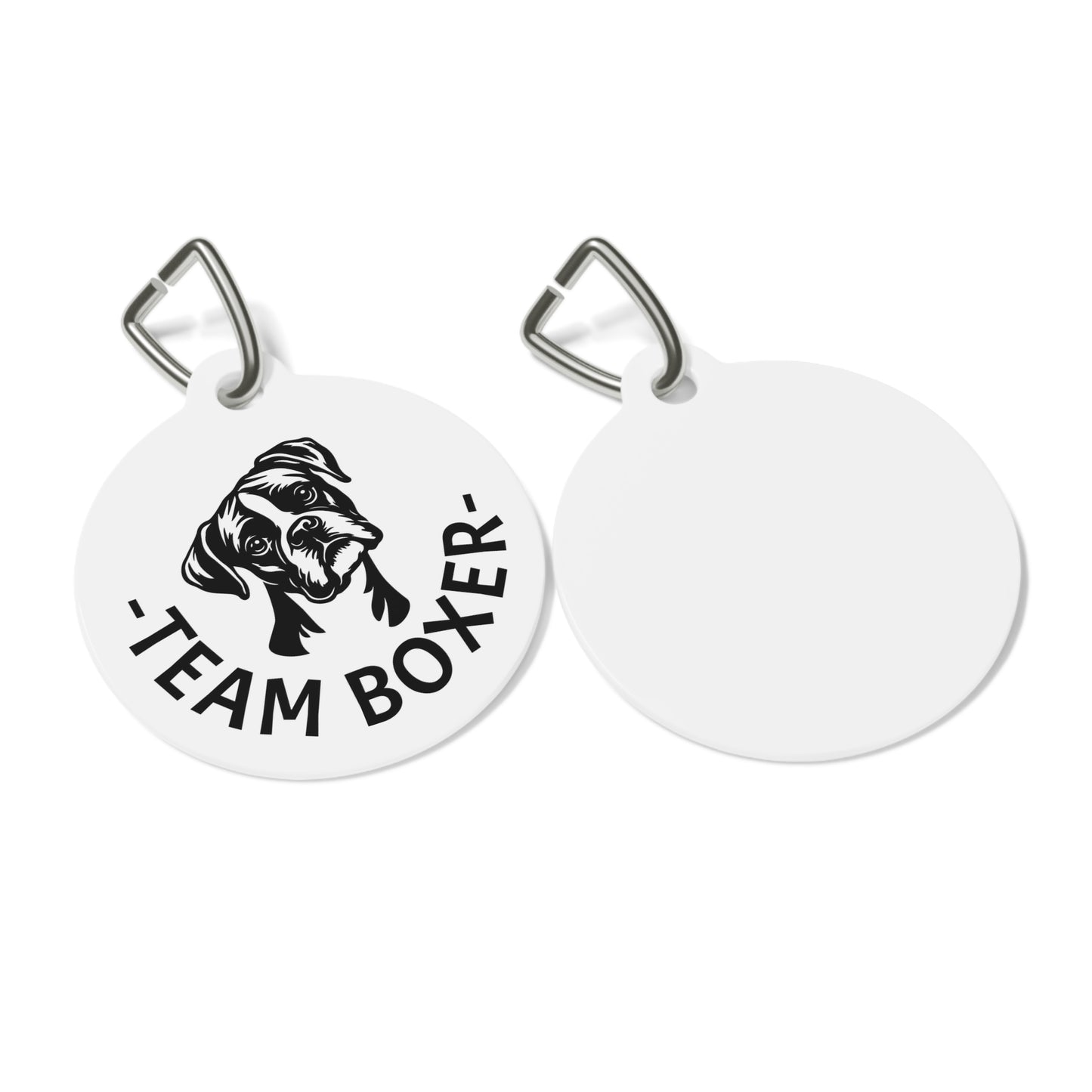 Team Boxer Badge Tag