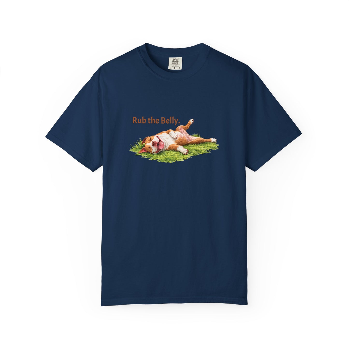 Rub the Belly. Pittie Tee