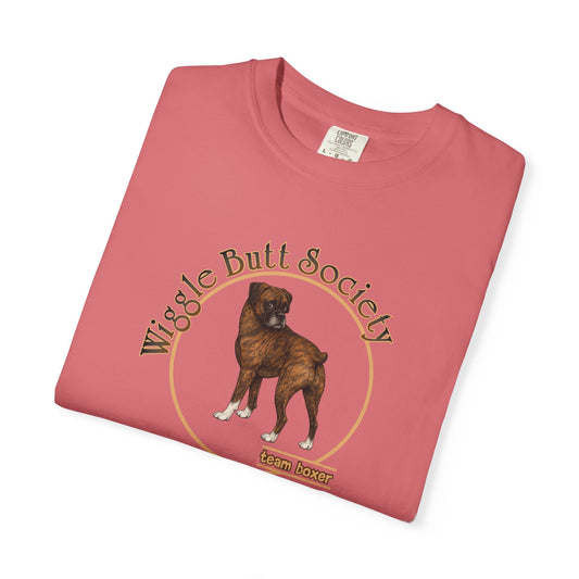 Brindle Boxer Tee - Double Sided - “What Is Personal Space?”