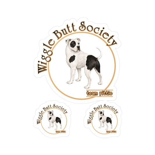 Piebald Pittie Stickers