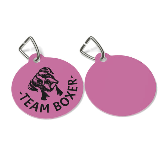 Team Boxer Badge Tag