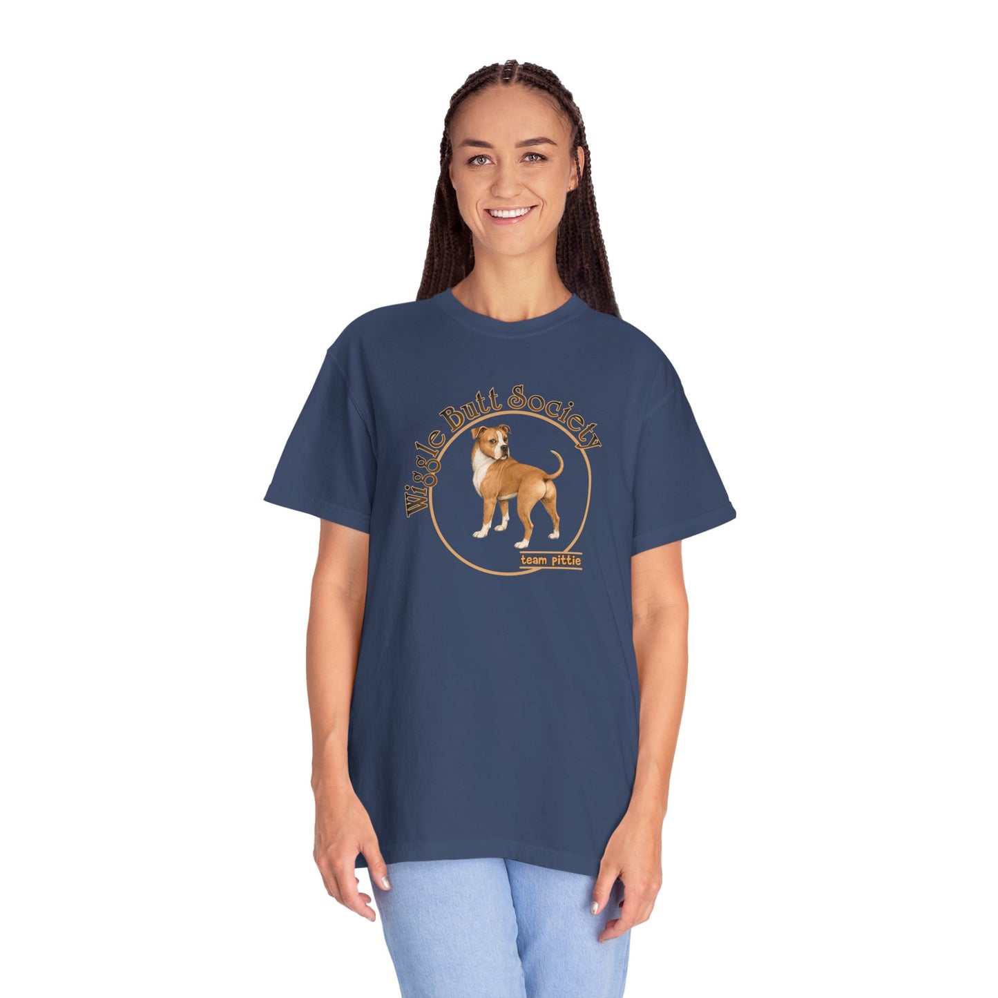 Fawn Pittie Tee - Double Sided - "...I Like My Pittie"