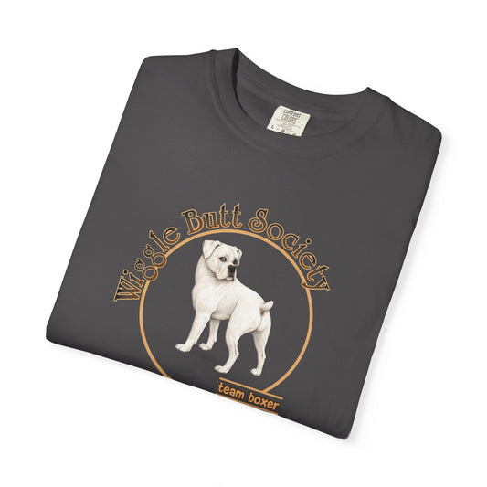 White Boxer Tee - Logo