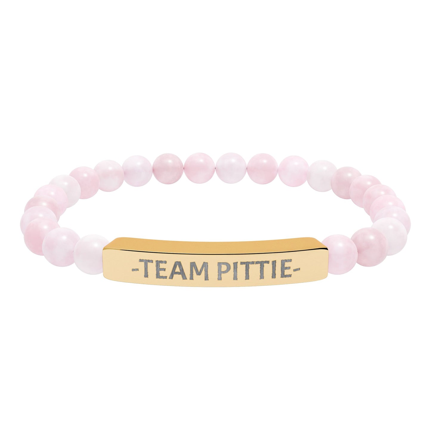 Team Pittie Beaded Bracelet