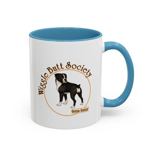 Team Boxer Mug - Flashy Sealed Brindle Boxer