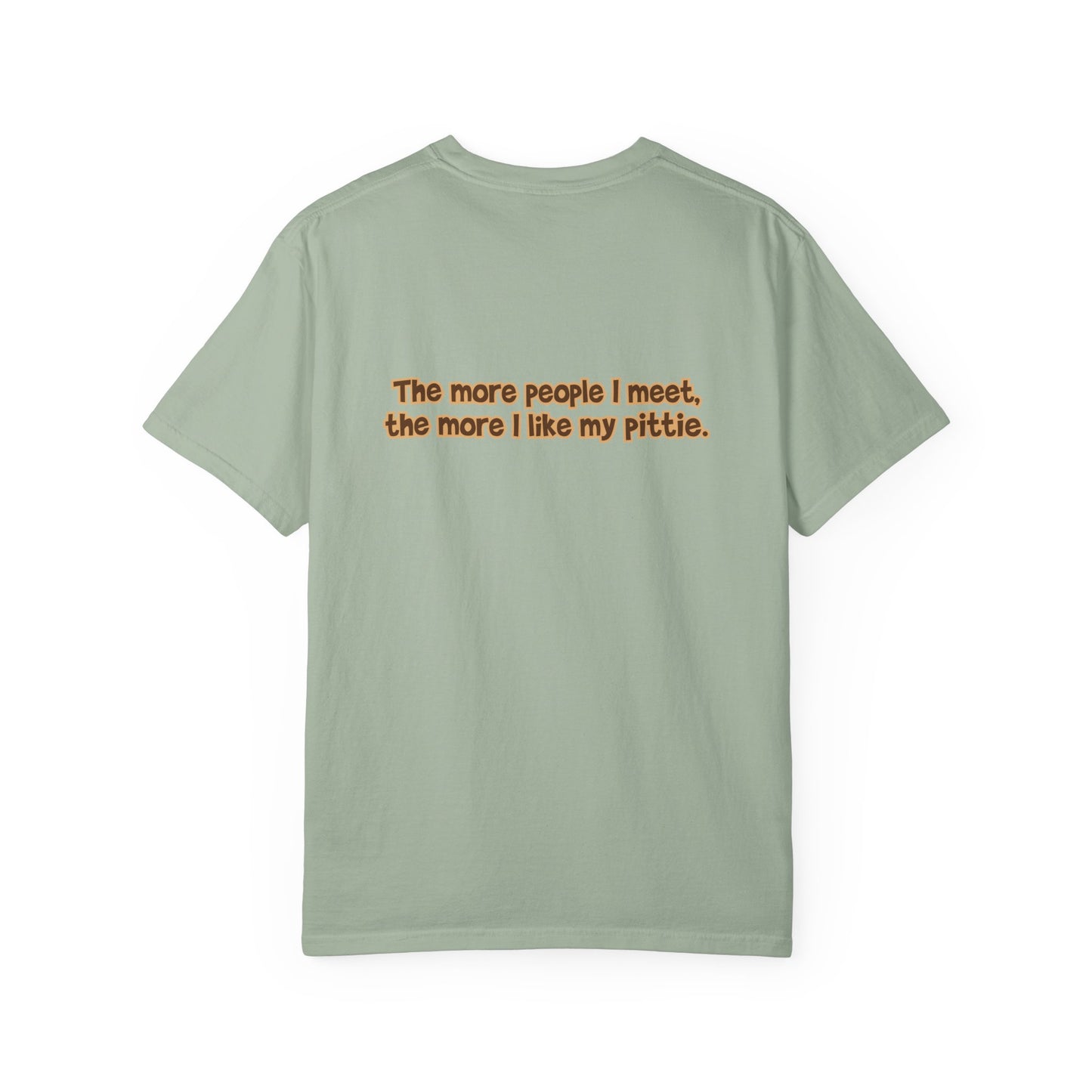 Tuxedo Pittie Tee - Double Sided - "...I Like My Pittie"
