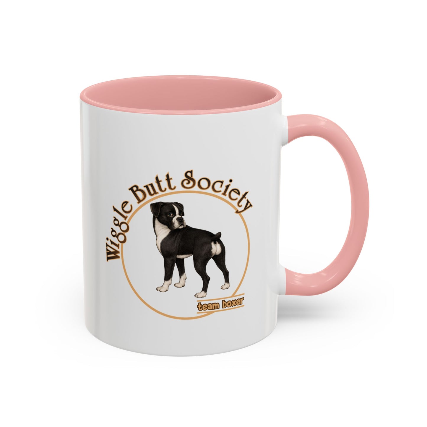 Team Boxer Mug - Flashy Sealed Brindle Boxer