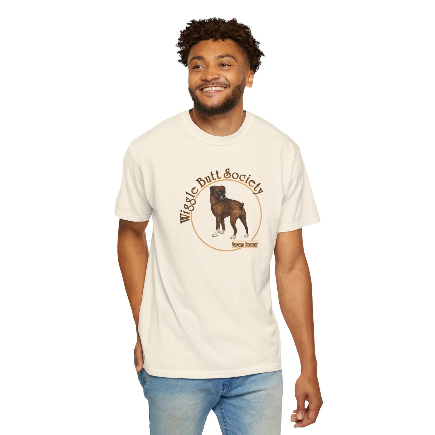 Brindle Boxer Tee - Double Sided "...I Like My Boxer”