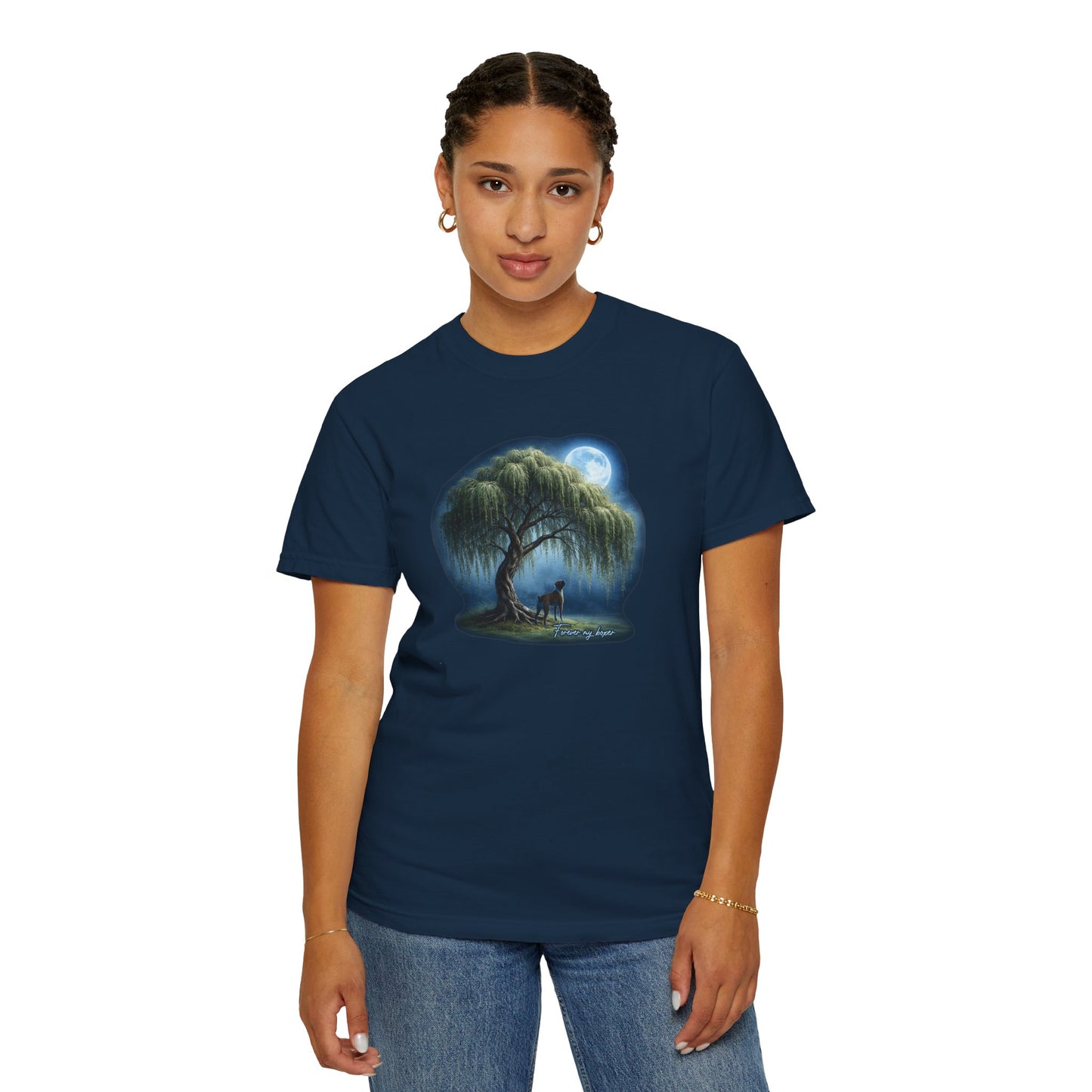Forever My Boxer Shirt – Weeping Willow & Blue Moon Memorial - T-shirt