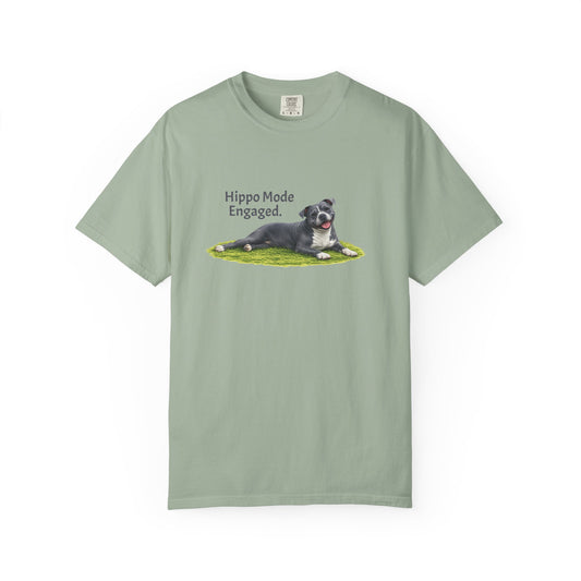 Hippo Mode Engaged. Pittie Tee