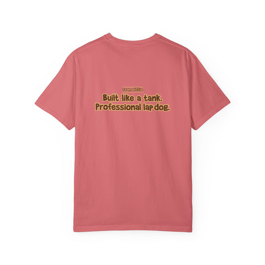 Fawn Pittie Tee - Double Sided - "Built Like a Tank"