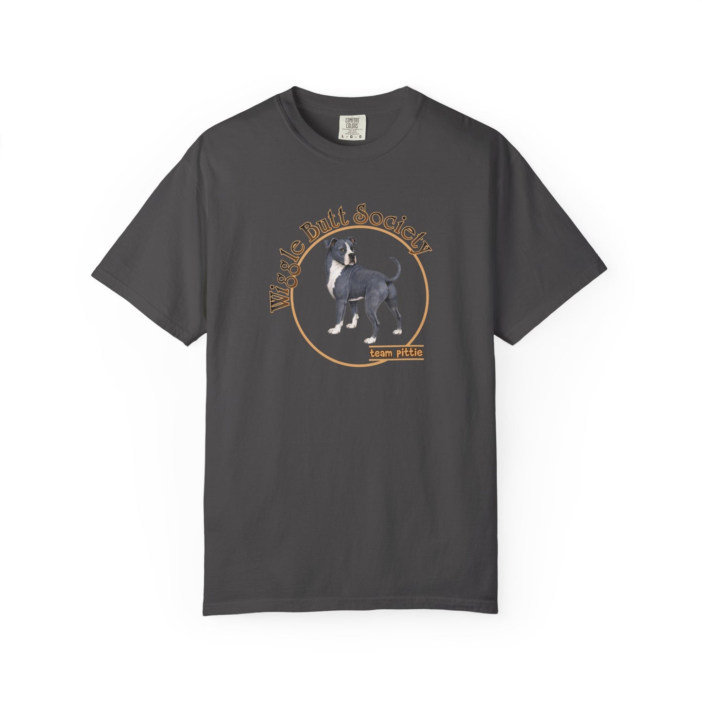Blue Pittie Tee - Double Sided - "...I Like My Pittie"