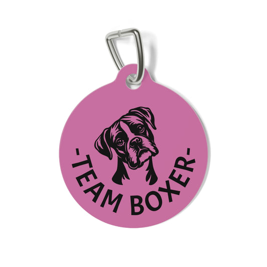 Team Boxer Badge Tag