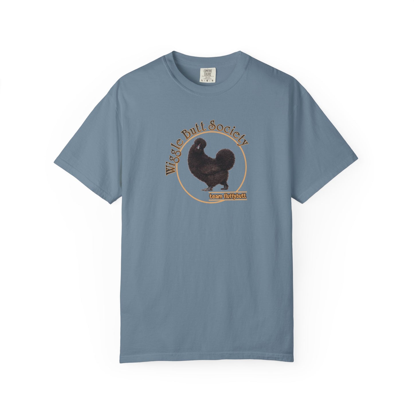 Black Silkie Fluffy Butt Crew Tee