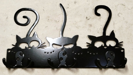 Curious Cats Key Chain-Leash Hanger