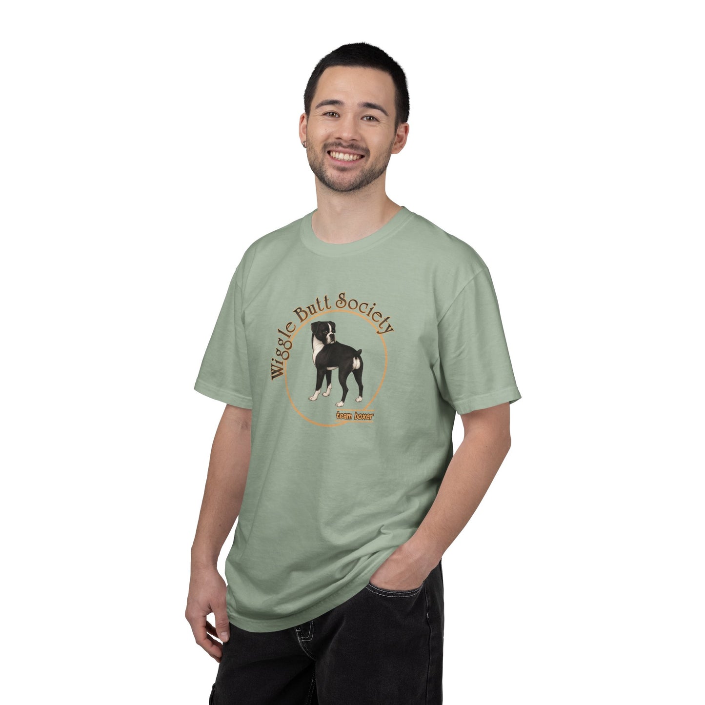 Flashy Sealed Brindle Boxer Tee - Double Sided - "...I Like My Boxer."
