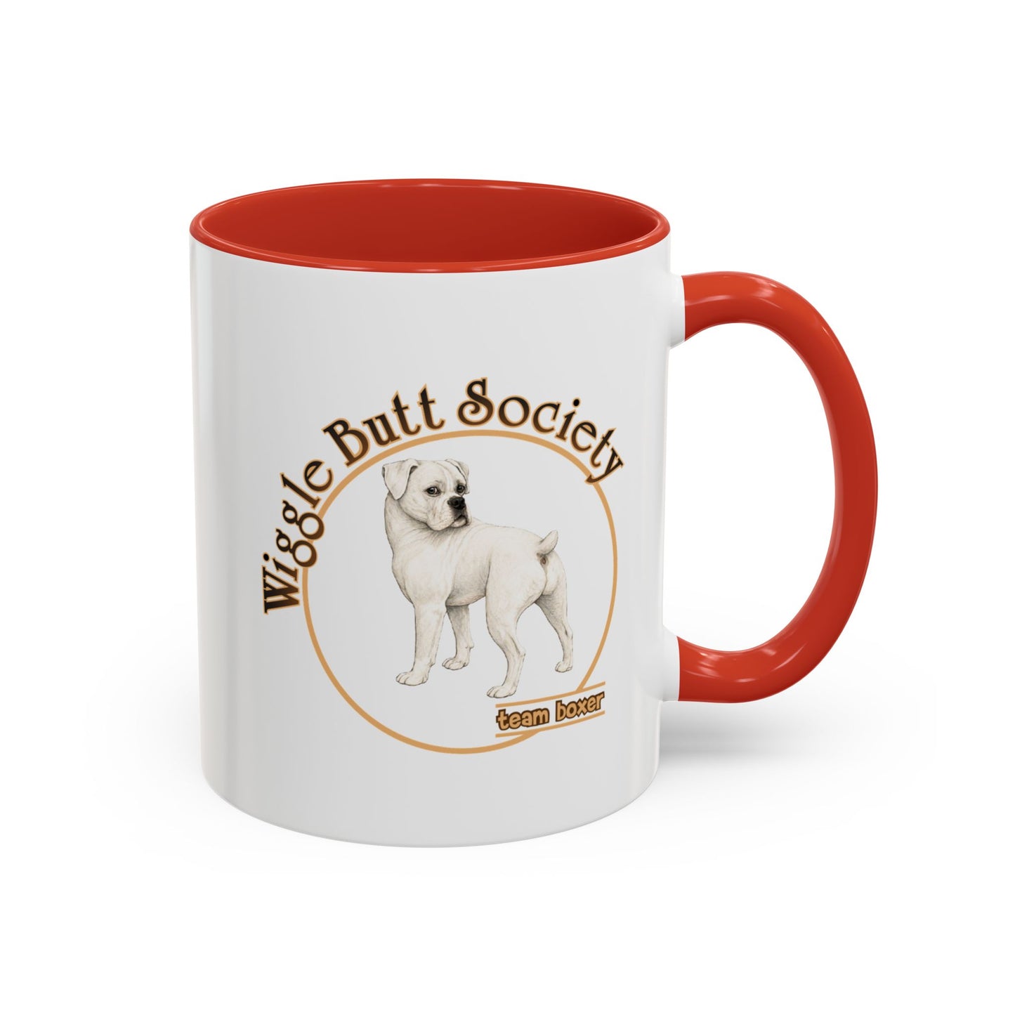 Team Boxer Mug - White Boxer