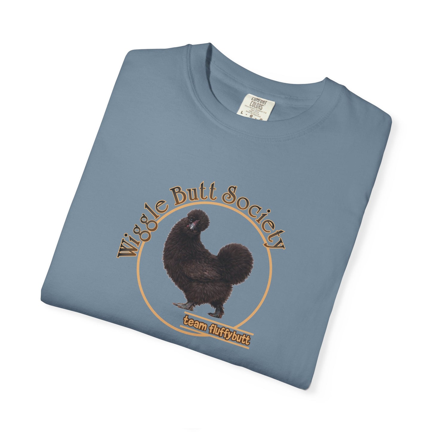 Black Silkie Fluffy Butt Crew Tee
