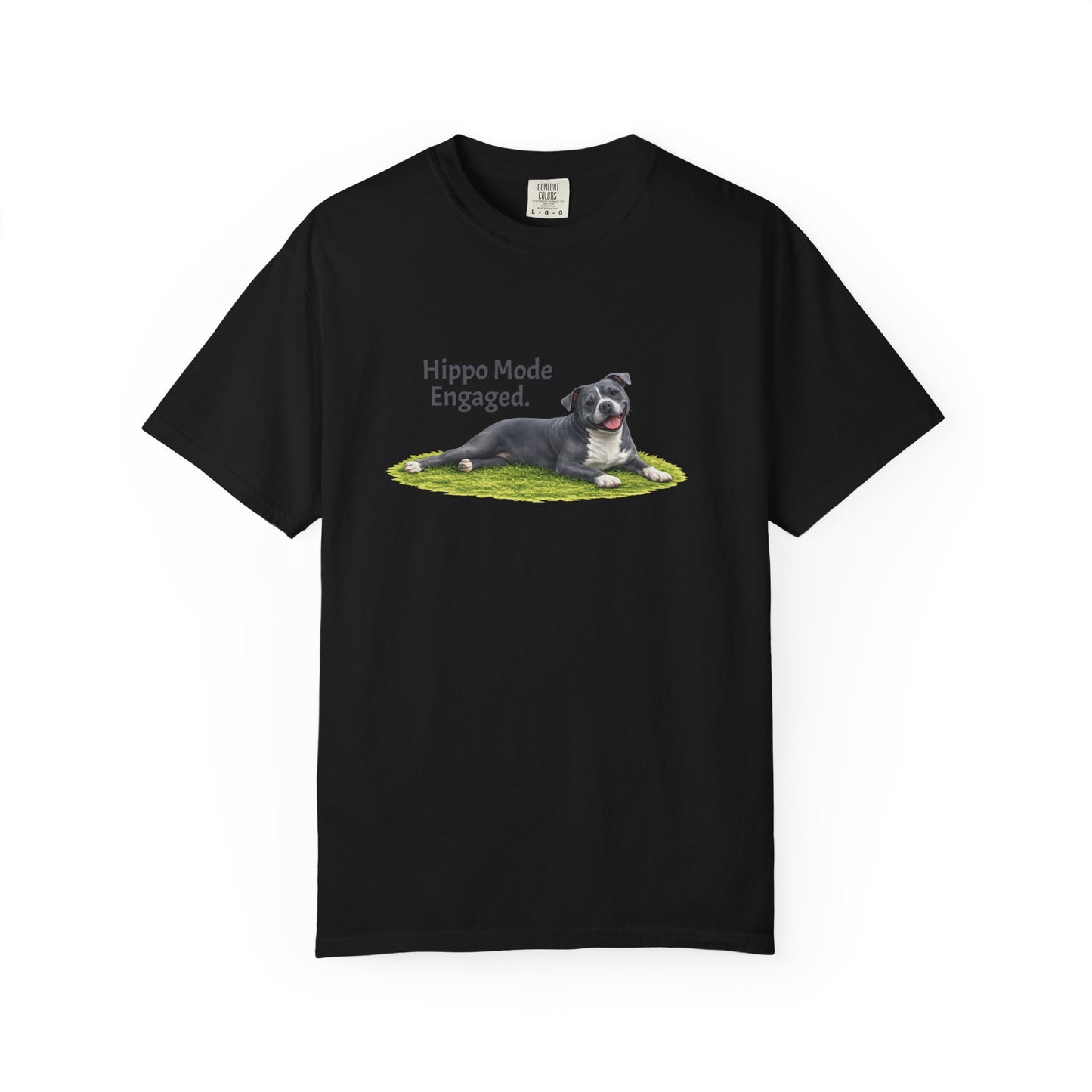 Hippo Mode Engaged. Pittie Tee