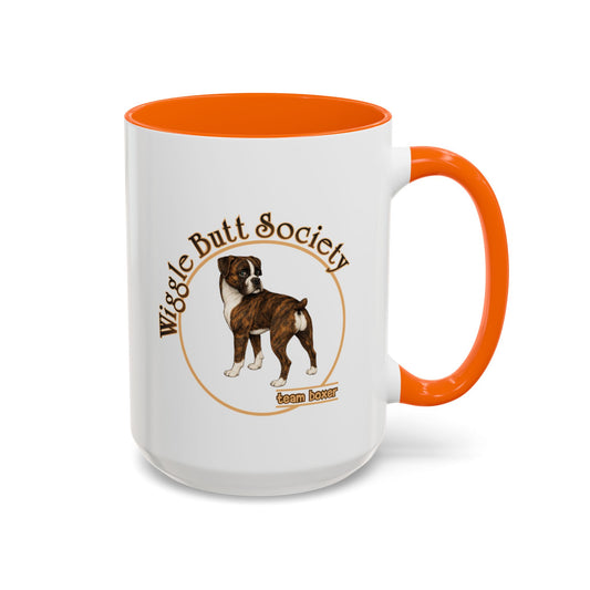 Team Boxer Mug - Flashy Brindle Boxer