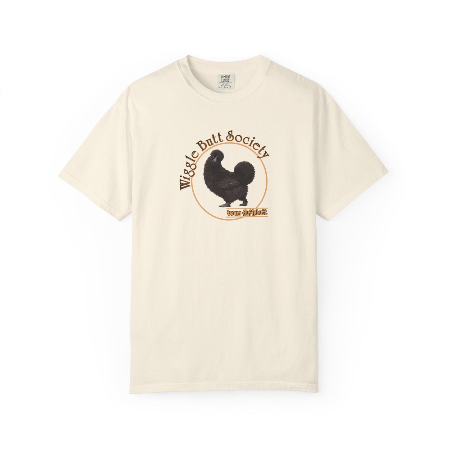 Black Silkie Fluffy Butt Crew Tee