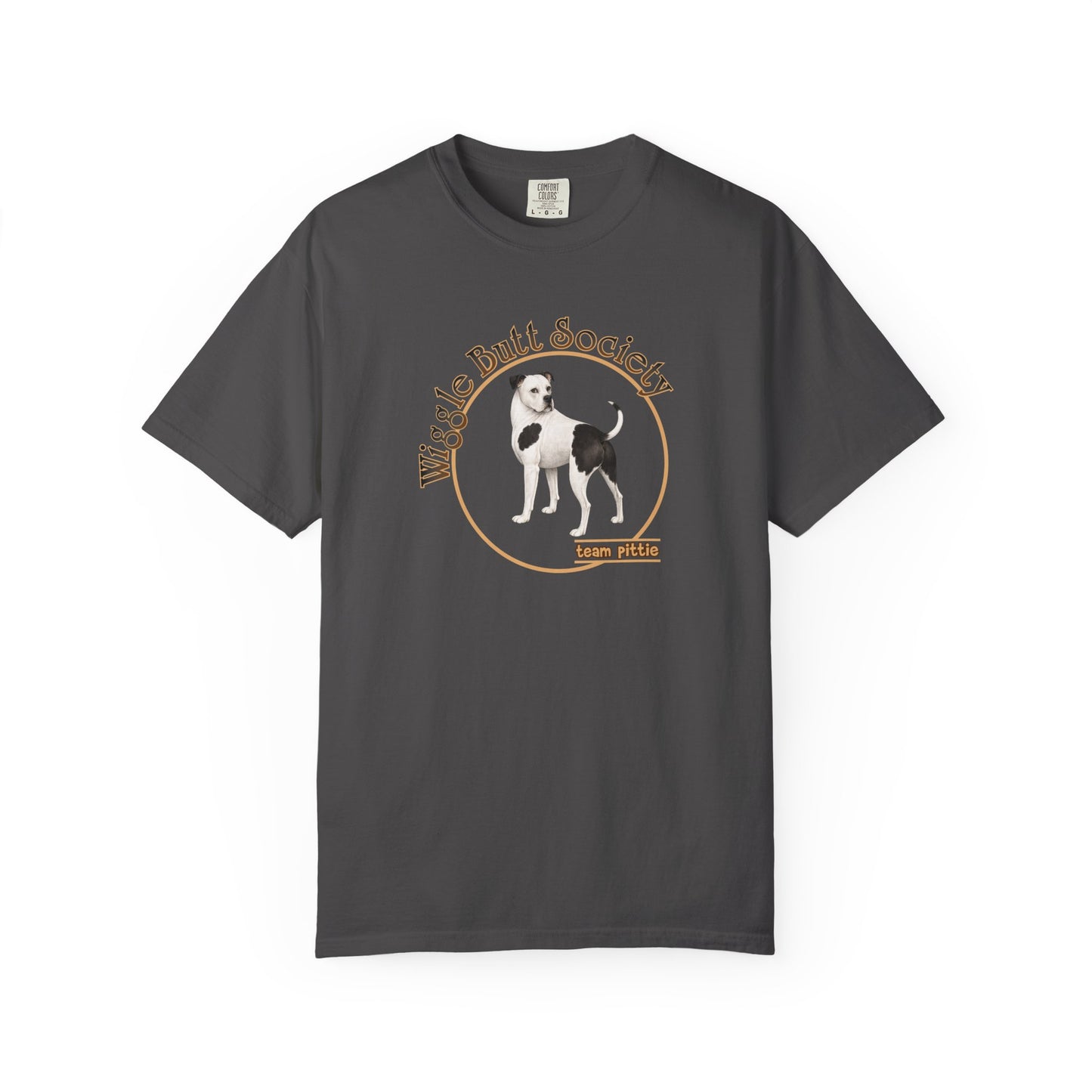 Piebald Pittie Tee - Double Sided - "...I Like My Pittie"