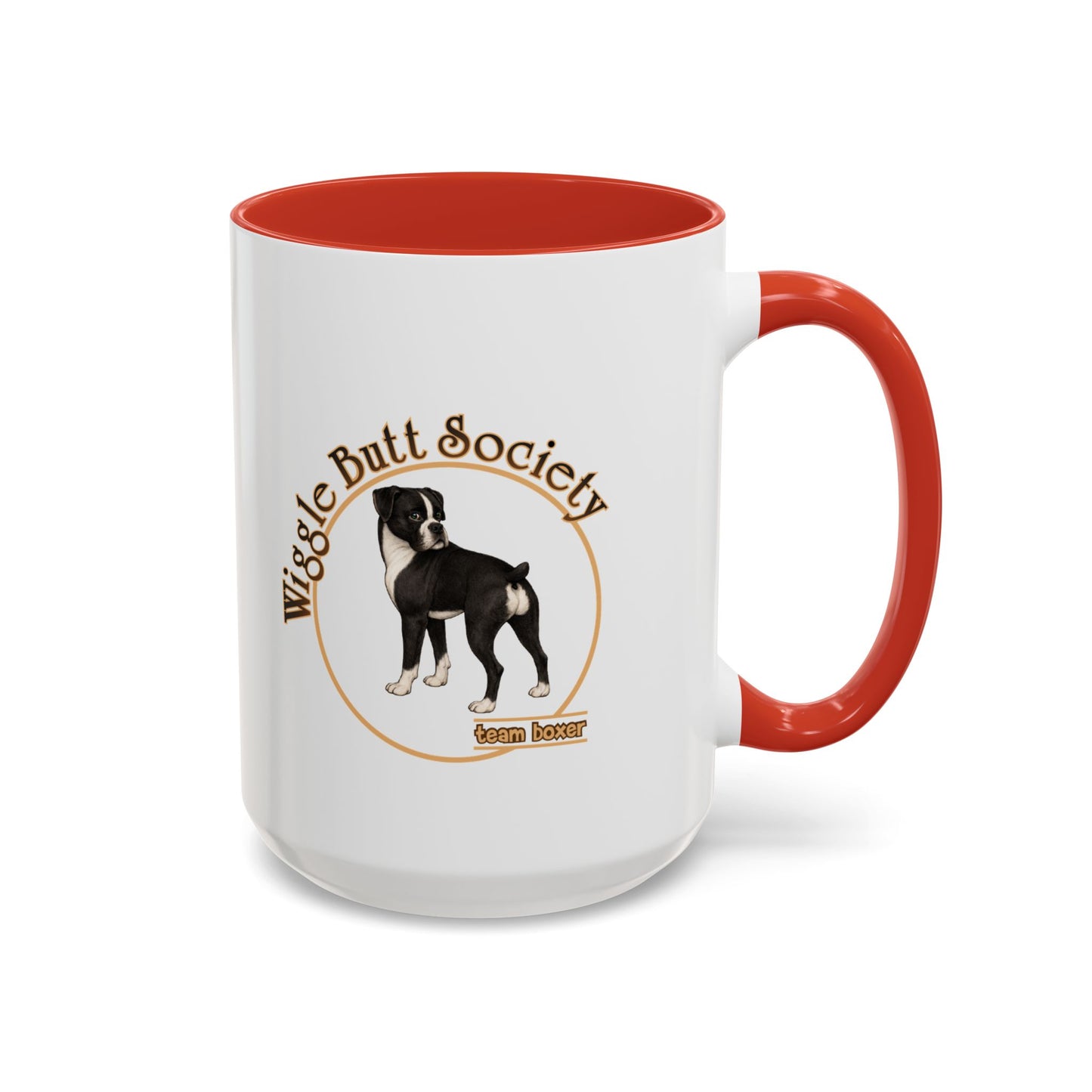 Team Boxer Mug - Flashy Sealed Brindle Boxer