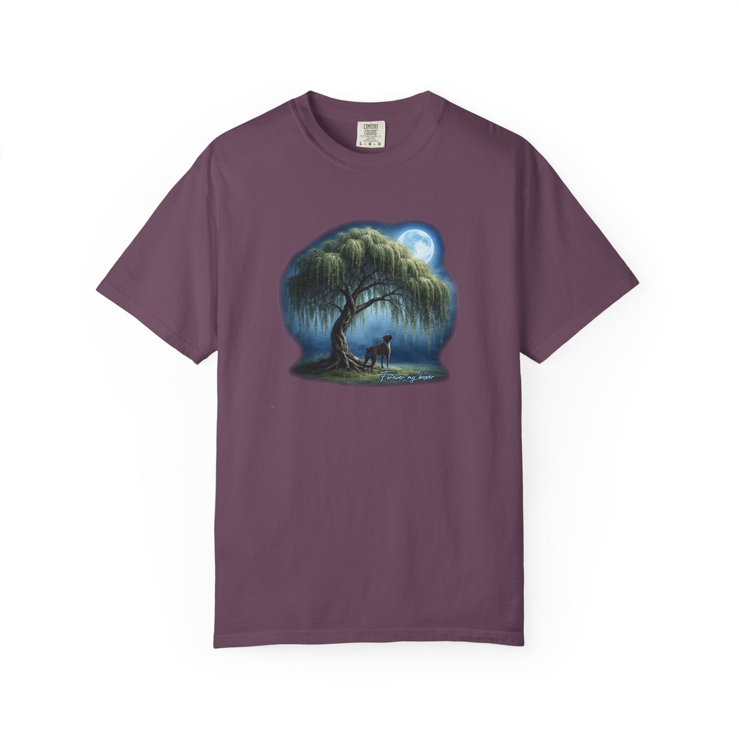 Forever My Boxer Shirt – Weeping Willow & Blue Moon Memorial - T-shirt