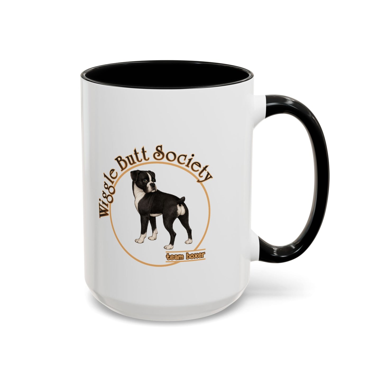 Team Boxer Mug - Flashy Sealed Brindle Boxer