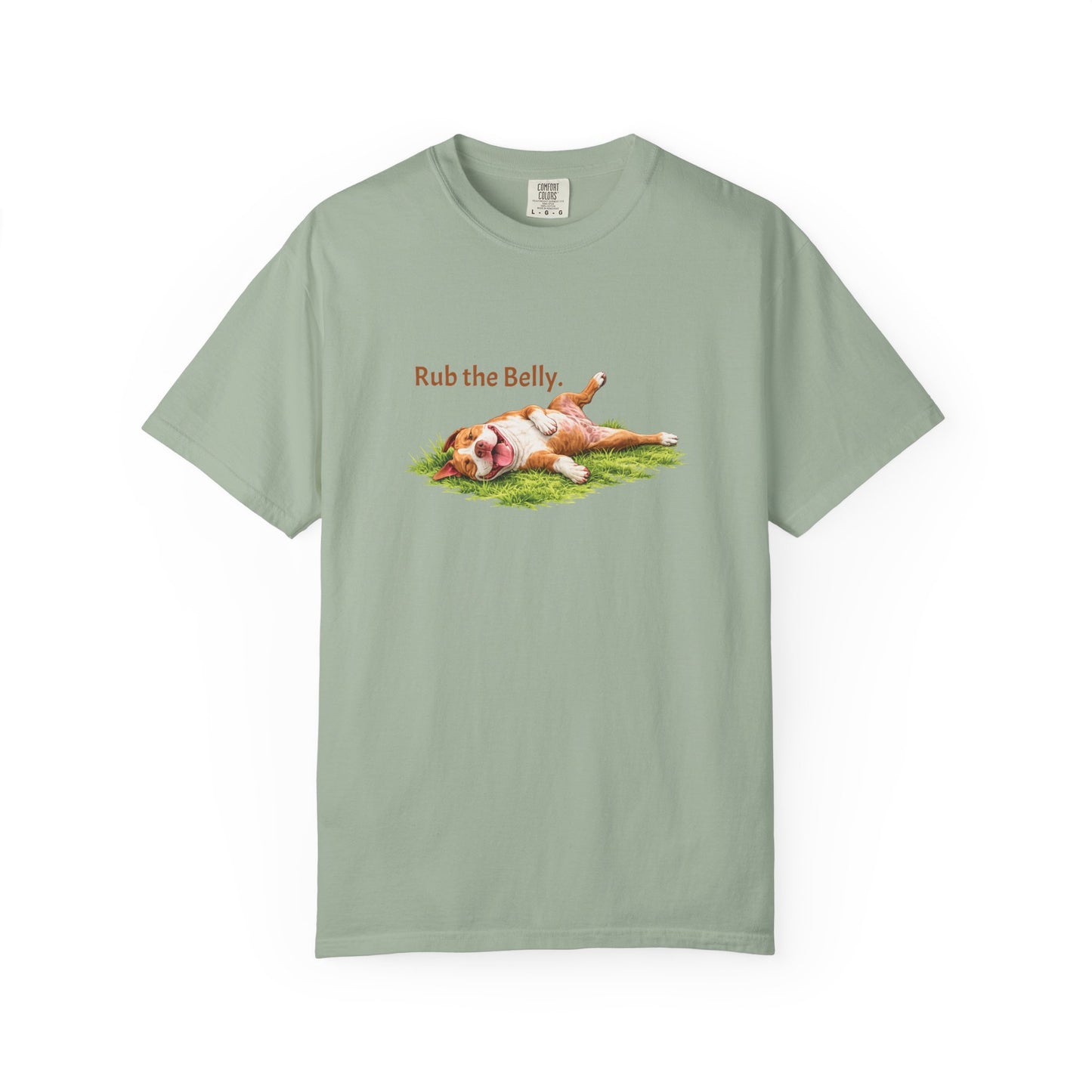 Rub the Belly. Pittie Tee