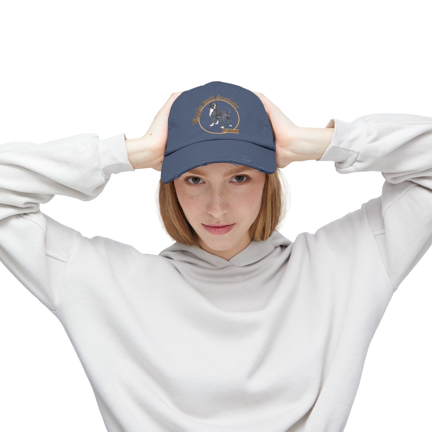 Blue Pittie Vintage Cap