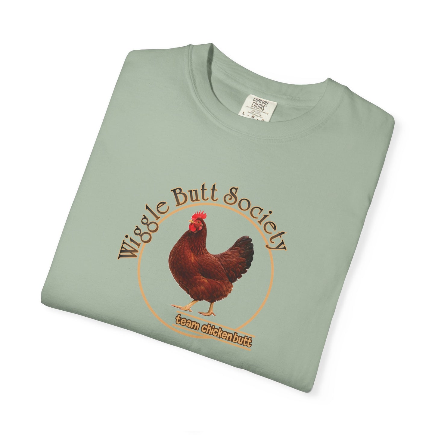 Rhode Island Red Chicken Butt Crew Tee