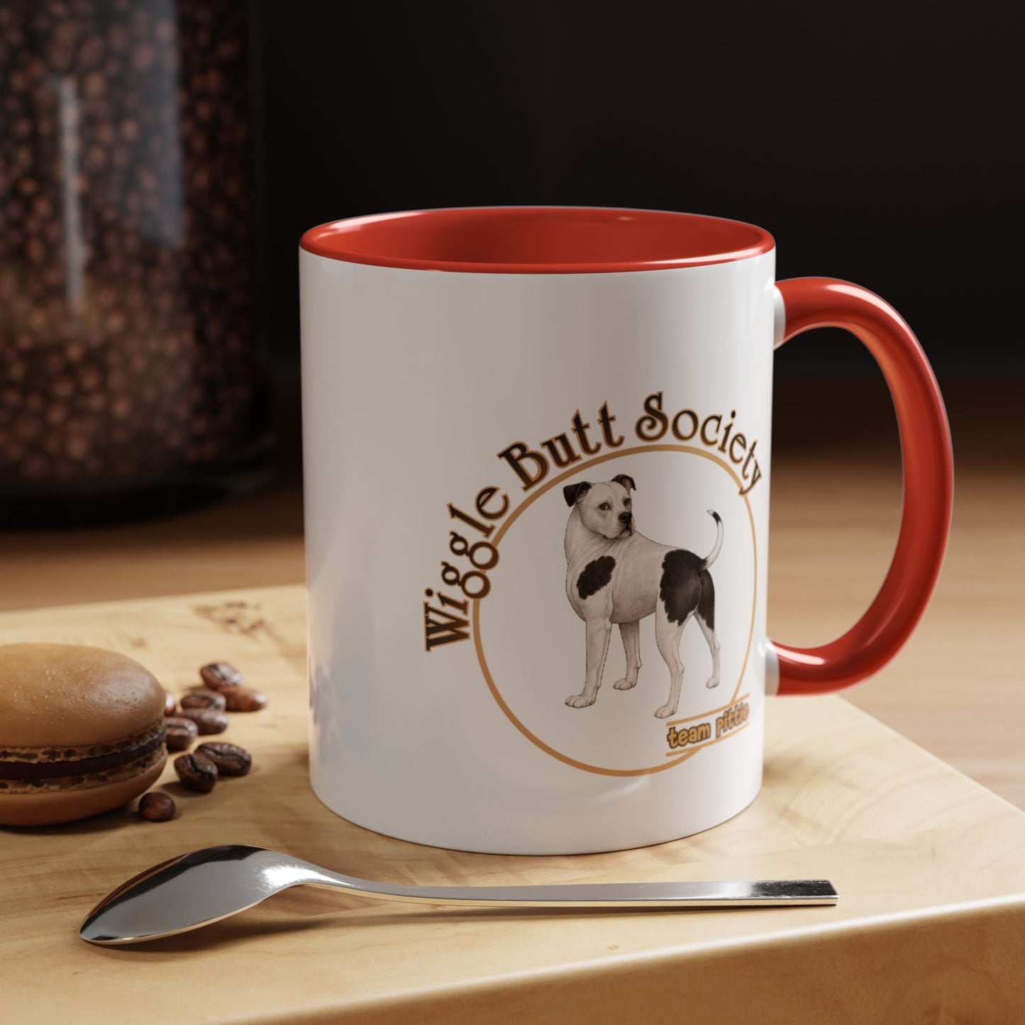 Piebald Pittie Mug