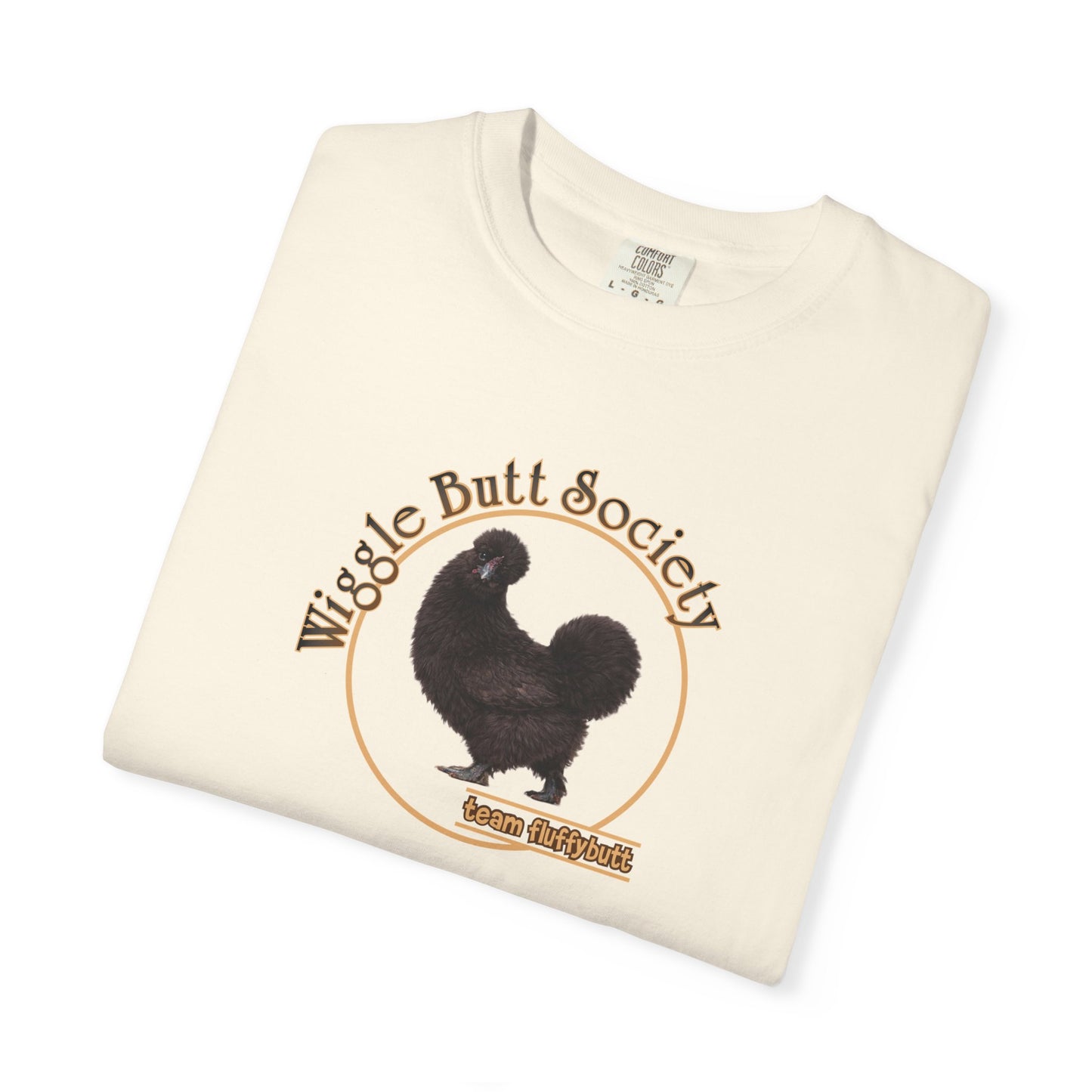 Black Silkie Fluffy Butt Crew Tee