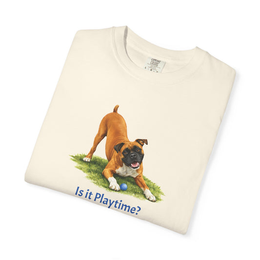 Is it Playtime? Boxer Tee