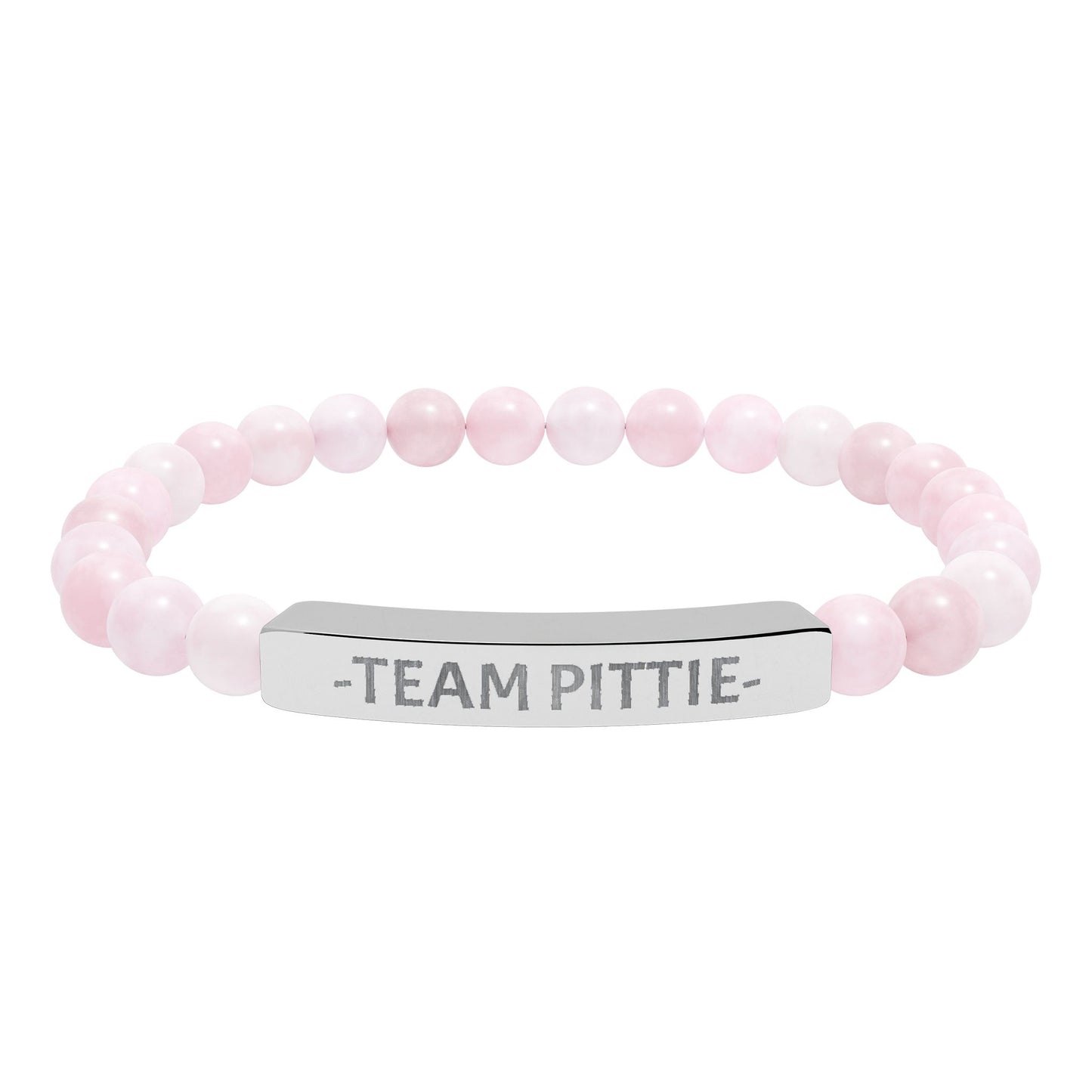 Team Pittie Beaded Bracelet