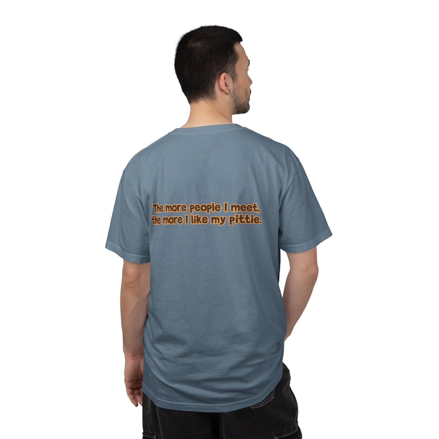 Tuxedo Pittie Tee - Double Sided - "...I Like My Pittie"