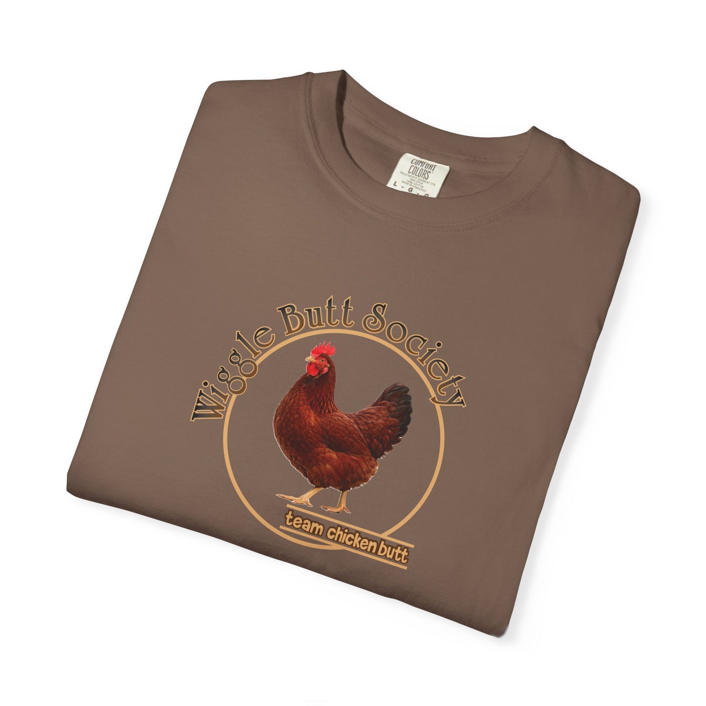 Rhode Island Red Chicken Butt Crew Tee