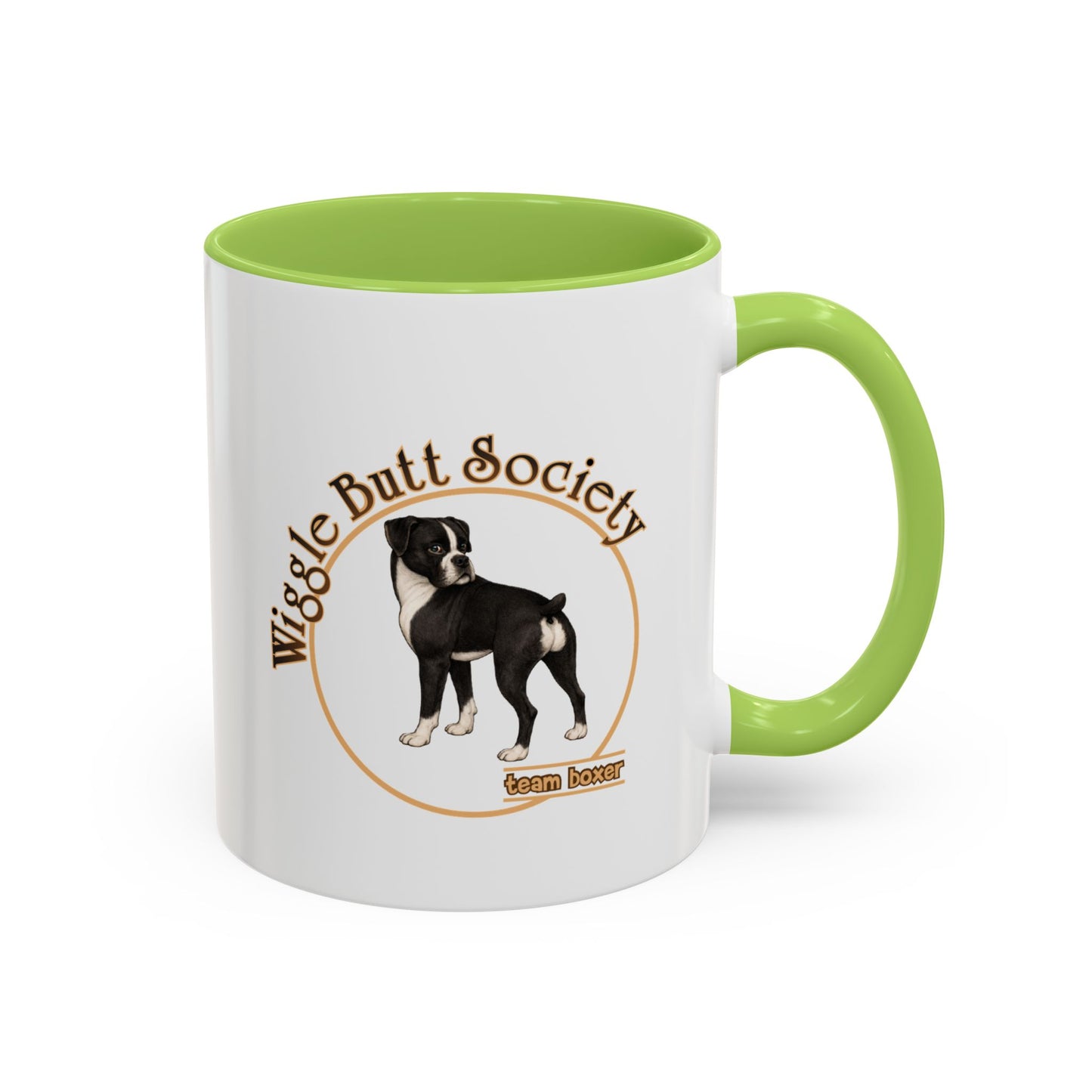 Team Boxer Mug - Flashy Sealed Brindle Boxer