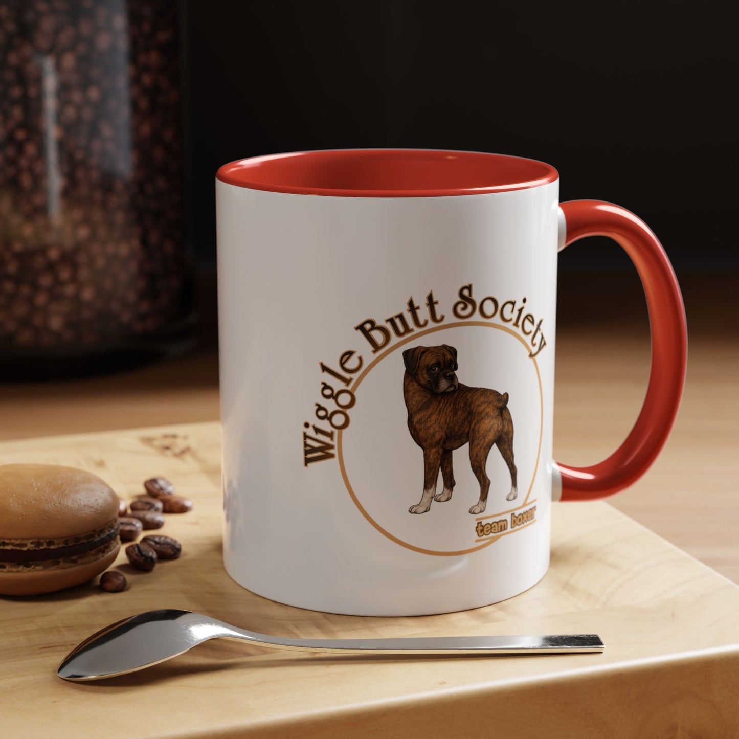 Team Boxer Mug - Brindle Boxer