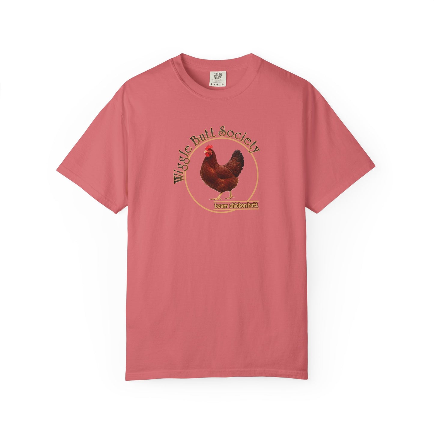 Rhode Island Red Chicken Butt Crew Tee