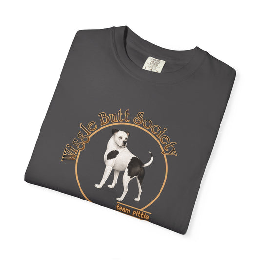 Piebald Pittie Tee - Double Sided - "Built Like a Tank"