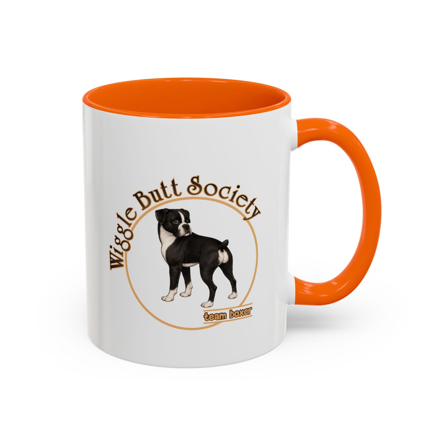 Team Boxer Mug - Flashy Sealed Brindle Boxer