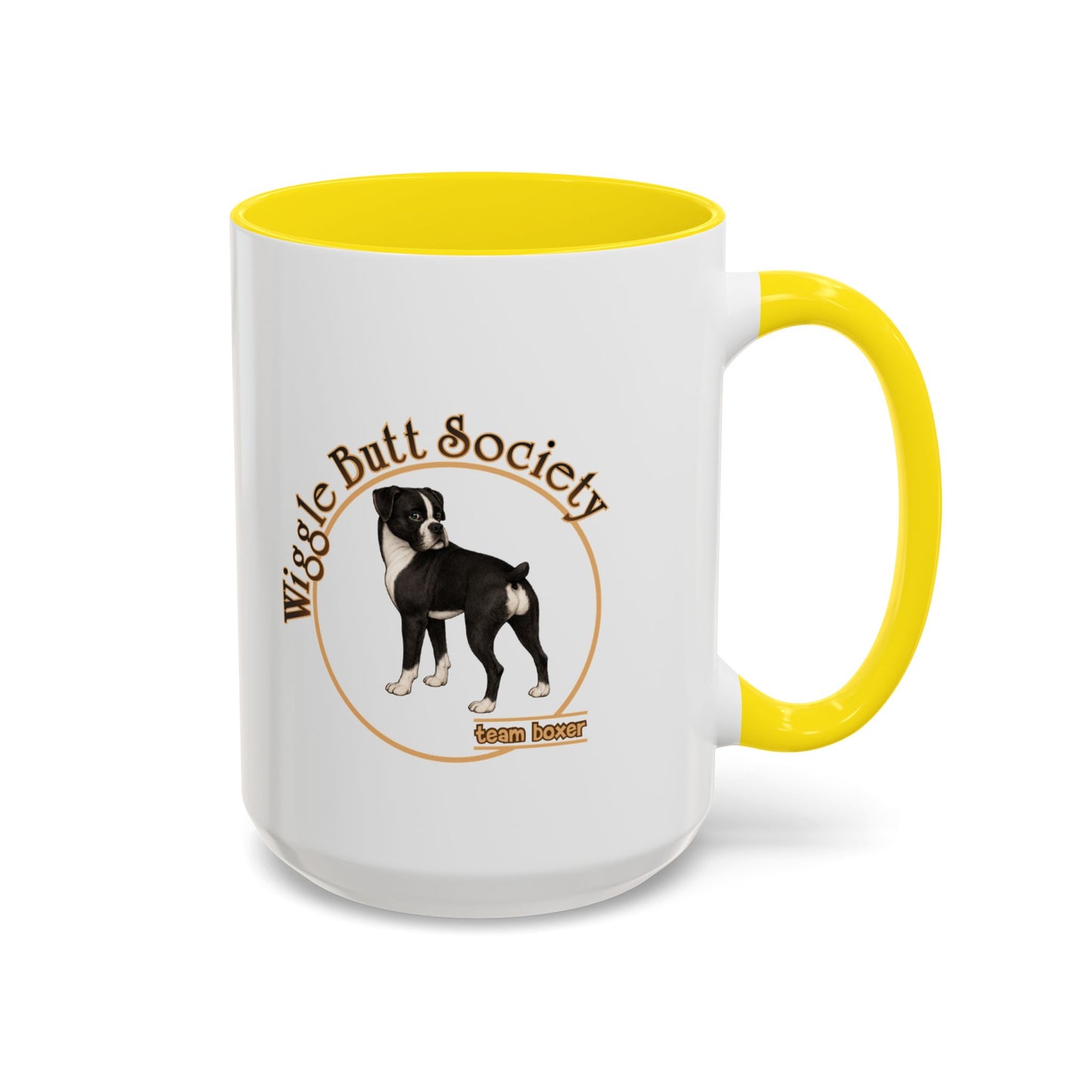 Team Boxer Mug - Flashy Sealed Brindle Boxer