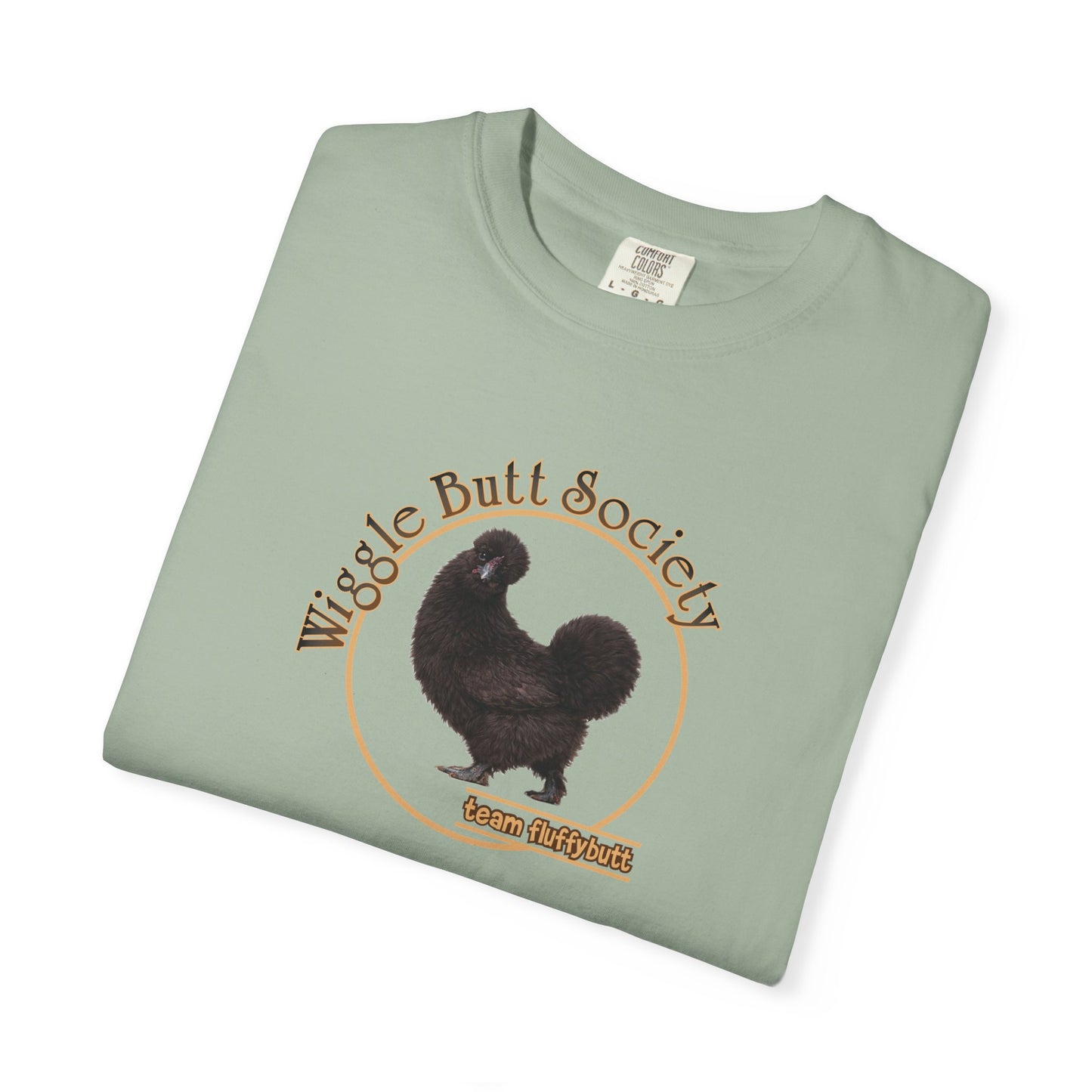 Black Silkie Fluffy Butt Crew Tee