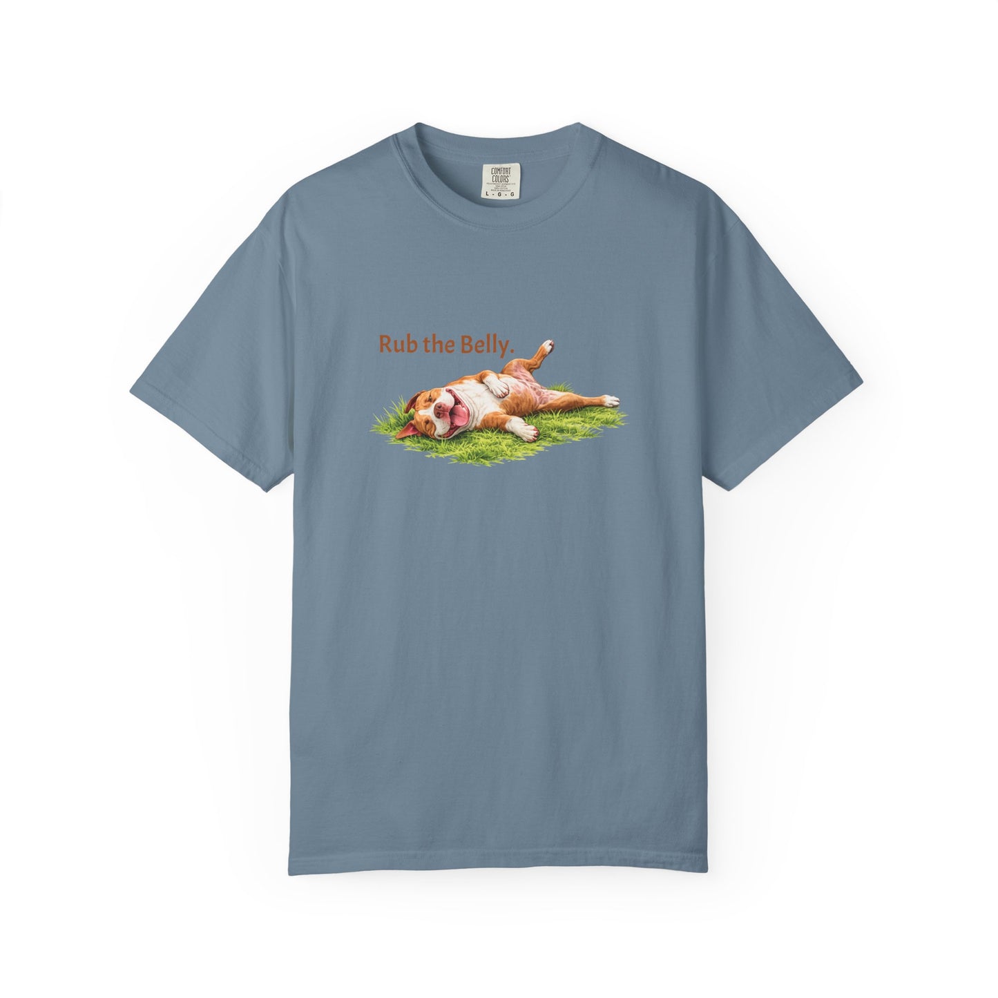 Rub the Belly. Pittie Tee