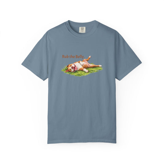 Rub the Belly. Pittie Tee
