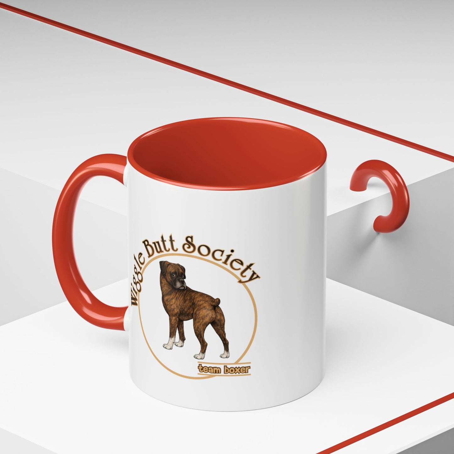 Team Boxer Mug - Brindle Boxer