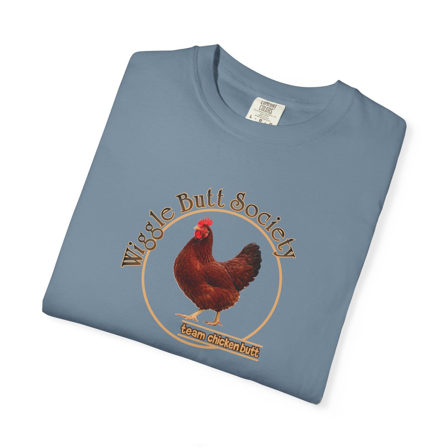 Rhode Island Red Chicken Butt Crew Tee