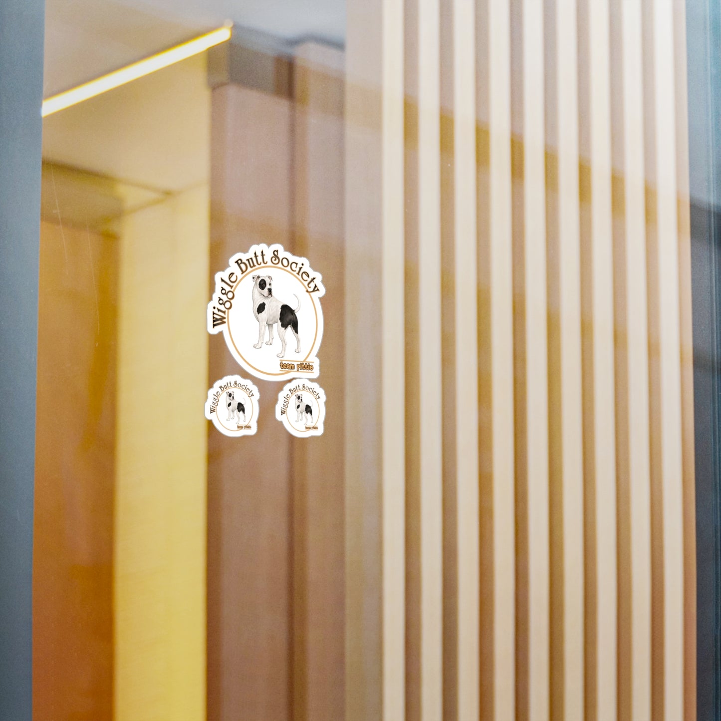 Piebald Pittie Stickers